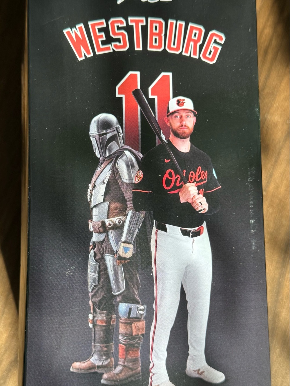 Orioles Jordan Westburg Star Wars Bobblehead (NEW)